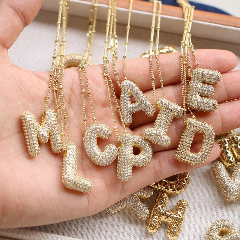 MAMA Bubble Letter Pendant Necklace | Southern Birch Boutique
